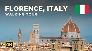 Florence Italy  Quick Walking Tour 4K [upl. by Syd]