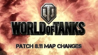 World of Tanks  Patch 811 Map Changes [upl. by Cathee]