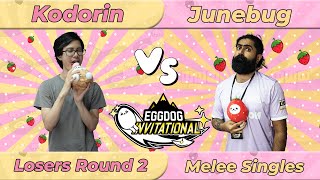 KoDoRiN Marth vs Junebug Donkey Kong  Eggdog Invitational 2024  Melee Singles Losers Round 2 [upl. by Ier]