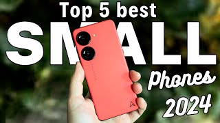 Top 5  Best Small Smartphones 2024 [upl. by Ahsatsana]