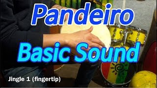 How to Paly Pandeiro Basic Sound  브라질악기 빤데이루 기본 연주법 4가지 브라질 탬버린 [upl. by Arny]