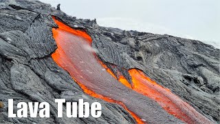 Lava Tube Formation Geldingadalur Eruption [upl. by Tnek976]