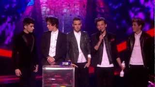 One Direction Wins The Global Success Award  BRITs 2013 [upl. by Won272]