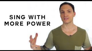 Sing With More Power How to Have a Full Rich Vocal Tone [upl. by Ema342]