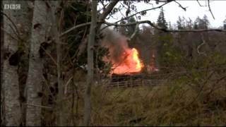 Aleister Crowleys Boleskine House destroyed by fire [upl. by Adleremse]