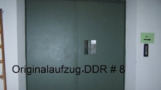 Originalaufzug DDR81989Lastenaufzug2000kg in HD 1080p [upl. by Shih]