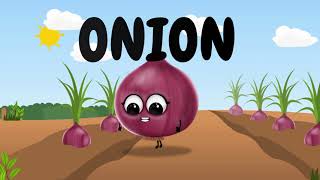 Onion  Fun facts for Kids and Toddlers in Hindi  Rhymes and Poems [upl. by Manthei72]