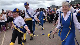 Sidmouth Folk Festival Morris on Esplanade 4824 [upl. by Alyad721]