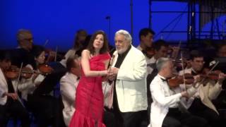 Placido Domingo amp Anna Maria Martinez doing Westside Story  Hollywood Bowl 81912 [upl. by Unni]