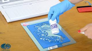 How to do Glass etching with Armour Etch and the Silhouette Cameo 5 [upl. by Eceeryt]