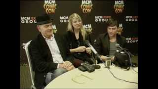 Morganville  Robert Picardo Amber Benson Ben Easter Exclusive Press Interview Oct 2014 [upl. by Avilla197]