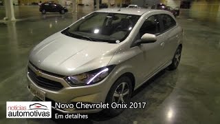 Novo Chevrolet Onix 2017  Detalhes  NoticiasAutomotivascombr [upl. by Rosenkrantz208]