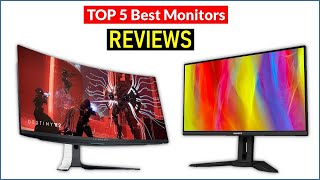 ✅ BEST 5 Monitors Reviews  Top 5 Best Monitors  Buying Guide [upl. by Cristoforo]