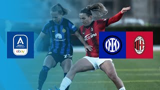 HIGHLIGHTS  Inter Milan vs AC Milan Serie A Femminile 202324 [upl. by Anyal]