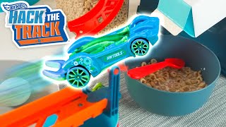 How to Make the Ultimate Breakfast DIY Challenge 🥞🍳  More Hot Wheels Track Builds  Hot Wheels [upl. by Joo]