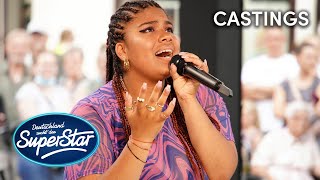 Abigail quotAbiquot Nova Campos Anyone Demi Lovato  Castings  DSDS 2022 [upl. by Zap]