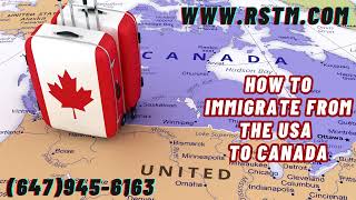 🇨🇦 Moving to Canada from the US 🇺🇸 Top Immigration Options for Americans 🍁 [upl. by Olimpia163]