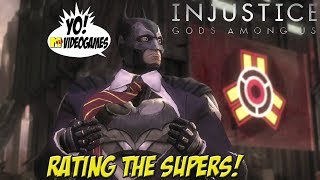 Injustice Rating the Supers  YoVideogames [upl. by Derraj]