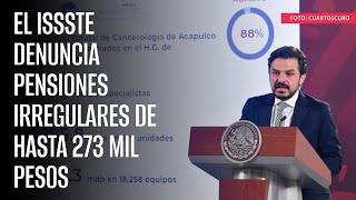 El ISSSTE denuncia pensiones irregulares de hasta 273 mil pesos se venderán tiendas [upl. by Riocard755]