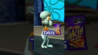 Squidward has Takis🥺 squidwardmemes spongebob spongebobcharacters [upl. by Katsuyama]