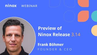 Release Preview Webinar Ninox 314 [upl. by Eima]