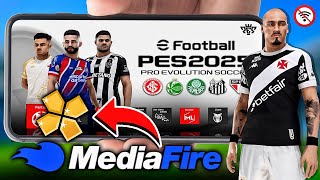 eFootball PES 2025 PPSSPP 100amp atualizado Download Mediafıre RUMO ESTRELADO PES 2024 [upl. by Enrobso]