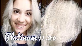 CABELO PLATINADO TONALIZAÇÃO EM CASA PLATINUM 112O [upl. by Alejo]