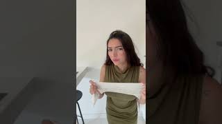 Une robe avec des lingettes pour bébé ➡️vidéo entière sur ma chaîne lingette robe humour [upl. by Carpenter744]