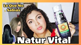 Cómo usar MASCARILLA NATURVITAL  cómo matizar cabello Negro  Rubio  Canas [upl. by Nonad]