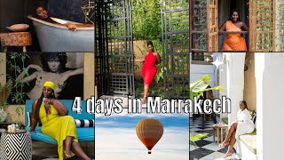 4 Days in Marrakech staying in a Riad and Falling from a Hot Air Balloon [upl. by Klump]