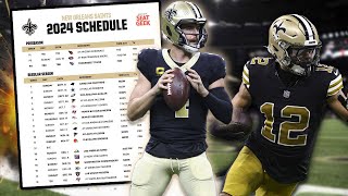 10 Wins New Orleans Saints 2024 Schedule Review and Predictions [upl. by Lewin]