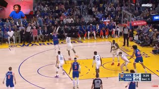 ARE THE KNICKS CONTENDERS Golden State Warriors vs New York Knicks Game Highlights  REACTION [upl. by Acinod]