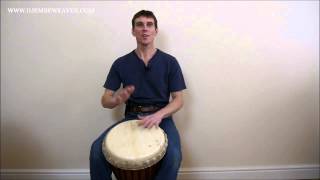 Djembe Lesson Melodies In Tones [upl. by Aihsenrad]