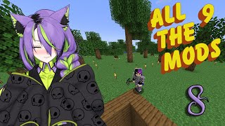 【Minecraft】Yapping And Mining ATM9 Day 8 [upl. by Goody572]