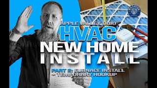 HVAC Heating amp Air New Construction Furnace Install  Apple Valley Ohio hvaclove hvac [upl. by Barbara]