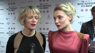 Edith Bowman amp Christine Bottomley BIFA Presenter Interviews [upl. by Ahsitel788]