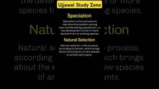 Speciation amp Natural selection shorts [upl. by Eirelav]