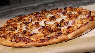 HOMEMADE BBQ CHICKEN PIZZA [upl. by Nylirem]