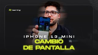 CAMBIO DE PANTALLA  IPHONE 13 MINI  PASO A PASO  SIN MENSAJE DE ALERTA [upl. by Acihsay]