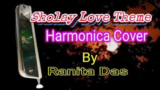 SHOLAY Theme  The Silent LOVE amp Sad  on Harmonica  NEW [upl. by Mann]