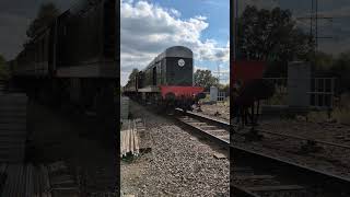 Electric type 1 d8001 arriving rothley 51024 electric trainspotting heritage gcr [upl. by Ahsiruam]