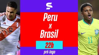 PERU X BRASIL  PRÉJOGO AO VIVO COM IMAGENS  ELIMINATÓRIAS DA COPA 2026  sportv [upl. by Ahsuatan]