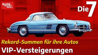 7 VIPAutos unterm Hammer  Versteigerungen der besonderen Art I auto motor und sport [upl. by Hamann]