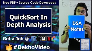 Analysis of QuickSort Sorting Algorithm [upl. by Einamrej]