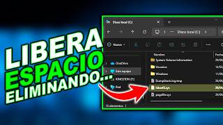 COMO LIBERAR ESPACIO EN DISCO LOCAL C  ELIMINAR hiberfilsys  Windows 11 y 10 [upl. by Uird]