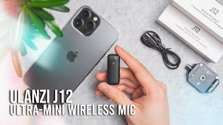 Ultra Mini Dualchannel Wireless Microphone for Vlogging  Ulanzi J12 Review [upl. by Alano]