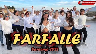 FARFALLE  Sangiovanni  SANREMO 2022  Coreografia  Balli di gruppo  line DANCE  Baile en linea [upl. by Ophelia]