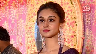 Aishwarya Arjun At Meghana Raj amp Chiranjeevi Sarja  Wedding Reception  2018 [upl. by Procto]