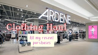 Ardene Clothing Haul [upl. by Janek]