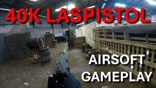 Airsofting With A Warhammer 40K Laspistol [upl. by Samid]